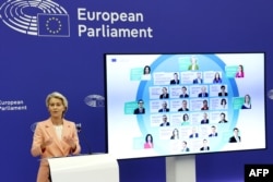 Anunțul Ursulei von der Leyen a avut loc la Strasbourg, în timpul ședinței plenare a europarlamentarilor.