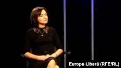 Maia Sandu răspunde întrebărilor lui Vasile Botnaru