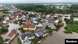 Постраждала від повені територія на річці Паар після сильних дощів у Готтесхофені поблизу Інгольштадта, Німеччина, 2 червня 2024 року