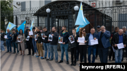 Русиянең Киевтагы илчелеге каршында Кырымда тоткарланганнарга теләктәшлек чарасы, 5 сентябрь 2021