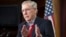U.S. Senate Republican leader Mitch McConnell talks to reporters on December 12. 