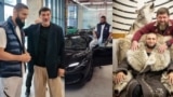 Хамзат Чимаев с Кахой Каладзе и Рамзаном Кадыровым (коллаж)
