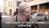 Babushka Speaks Out Against 'Lying, Stealing' Putin