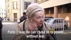 Babushka Speaks Out Against 'Lying, Stealing' Putin