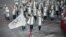 Олимпийские атлеты из России на церемонии открытия Олимпиады, 9 февраля 2018 года