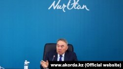 Бывший президент Казахстана Нурсултан Назарбаев, председатель партии «Нур Отан».