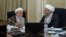 صادق لاریجانی و محمد یزدی پس از جدال لفظی، با وساطت احمد جنتی، دبیر شورای نگهبان با هم آشتی کردند. 