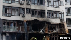 Posljedice ruskog napada dronovima i raketama u Kijevu