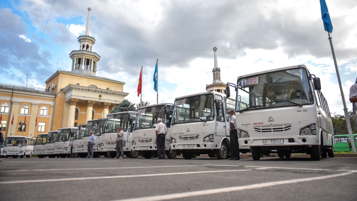 Частная компания запустила в Бишкеке новые автобусы