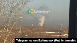 Дим у районі підприємства БСК у Стерлітамаку, Башкортостан, Росія, 29 жовтня 2026 року