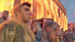 Georgians Hold Ninth Night Of Anti-Government Protests