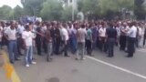 Azerbaijani Police Clash With Protesters In Mingachevir