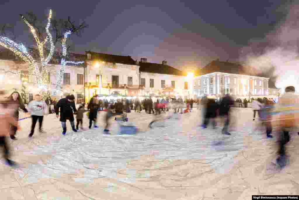 Târgul de Crăciun din Timișoara.