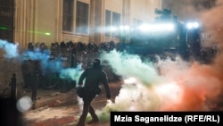 Police reportedly used tear gas to break up the rallies in the late hours of November 29.