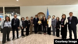 БУУдагы сыйлык тапшыруу аземине катышкан кыргыз делегация мүчөлөрү, 12-март, 2026-жыл