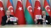 აზერბაიჯანის პრეზიდენტი ილჰამ ალიევი და თურქეთის პრეზიდენტი რეჯეპ ტაიპ ერდოანი