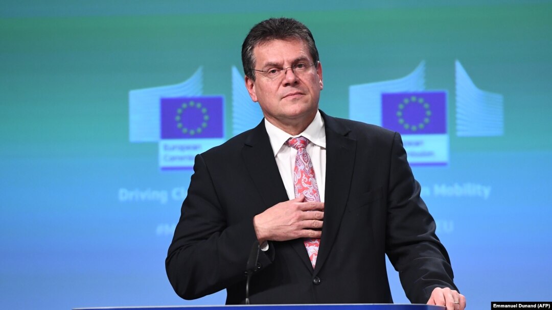 European Commission Vice President Maros Sefcovic (file photo)
