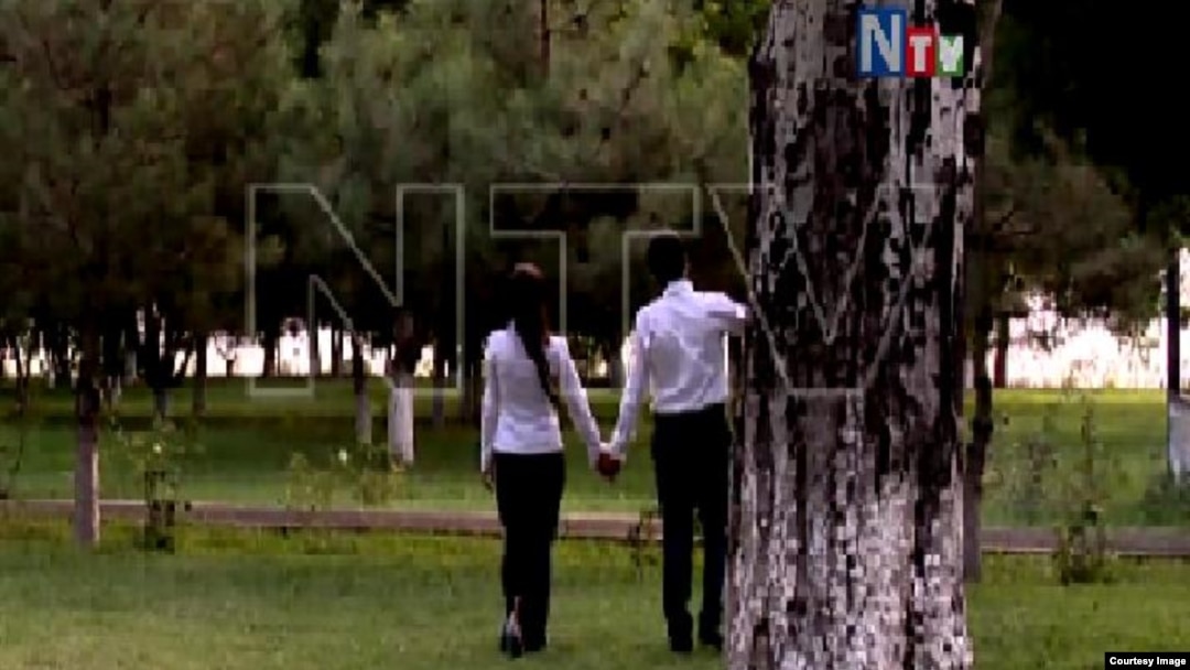 Naxçıvan televiziyasında yayımlanan klipdən foto