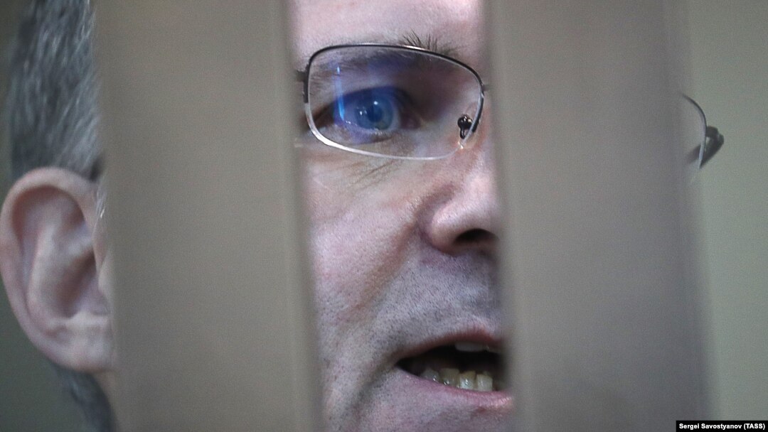 Paul Whelan at a court hearing in Moscow in September 2019