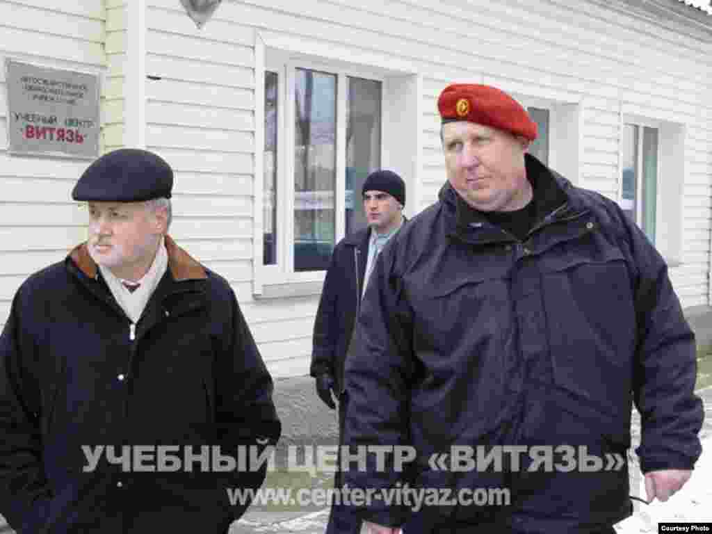 Russia -- Sergei Mironov visiting the Vityaz training center, 07Nov2006