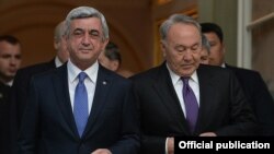 Սերժ Սարգսյան, Նուրսուլթան Նազարբարև
