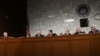 U.S. -- Senators listen before the Senate Foreign Relations Committee voted on a resolution on Syria on Capitol Hill in Washington, September 4, 2013