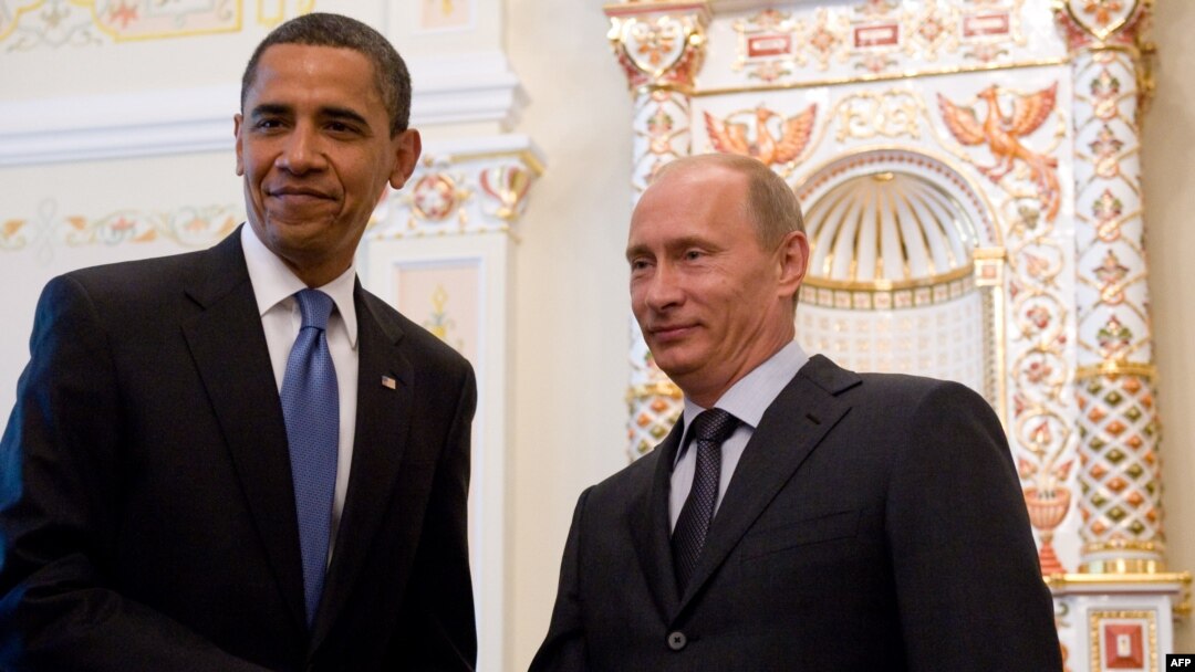 U.S. President Barack Obama (left) and has not met Russian President Vladimir Putin since his inauguration. 