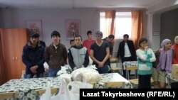 Russia - Kyrgyzstan - Moscow. Migration Center in Sakharov. The center has about 60 Kyrgyz migrants.