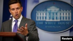Пресс-секретарь Белого дома Джош Эрнест. 