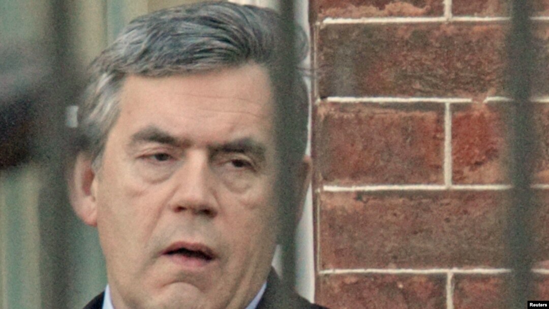 British Prime Minister Gordon Brown