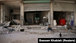 کودک سوری در حاشیه شرقی دمشق