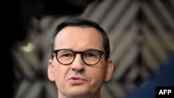 Mateusz Morawiecki Brüsszelben 2023. július 18-án