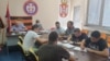 Serbia -- Signing a petition against the ban on genocide denial in Bosnia and Herzegovina, Association "Cast otadzbine", Belgrade, July 27, 2021