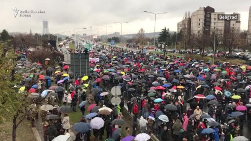 Demonstranti za RSE o razlozima izlaska na blokadu u Beogradu