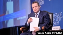 Serbian Foreign Minister Ivica Dacic said European Union pressure on Belgrade to join sanctions against Russia was "absolutely unacceptable."