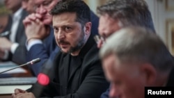 Ukrainian President Volodymyr Zelenskyy in Kyiv on June 19.