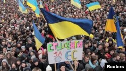 Студенти протестують у Києві, 26 листопада 2013 року