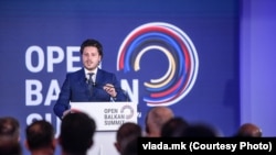 Premijer Crne Gore Dritan Abazović na samitu inicijative "Otvoreni Balkan" u Ohridu, 8. jun