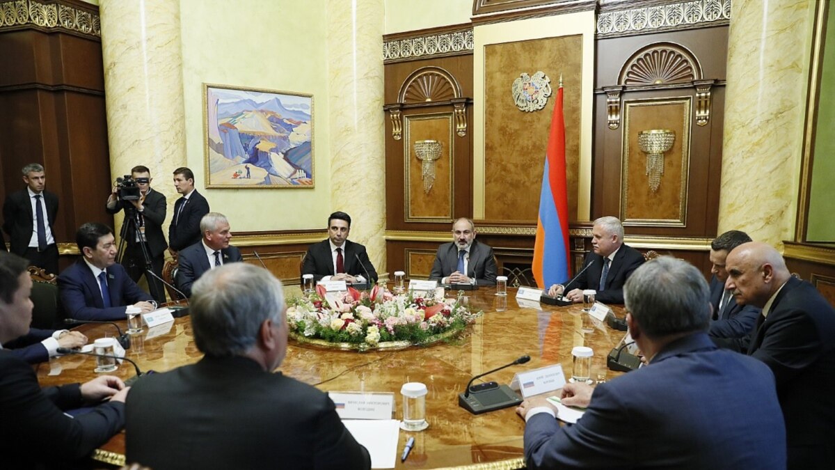 The Prime Minister Been Given The Heads Of Delegations Of The CSTO ...