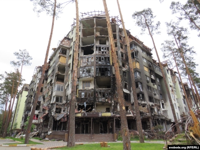 Разрушения в Ирпене (Киевская область) после российской оккупации