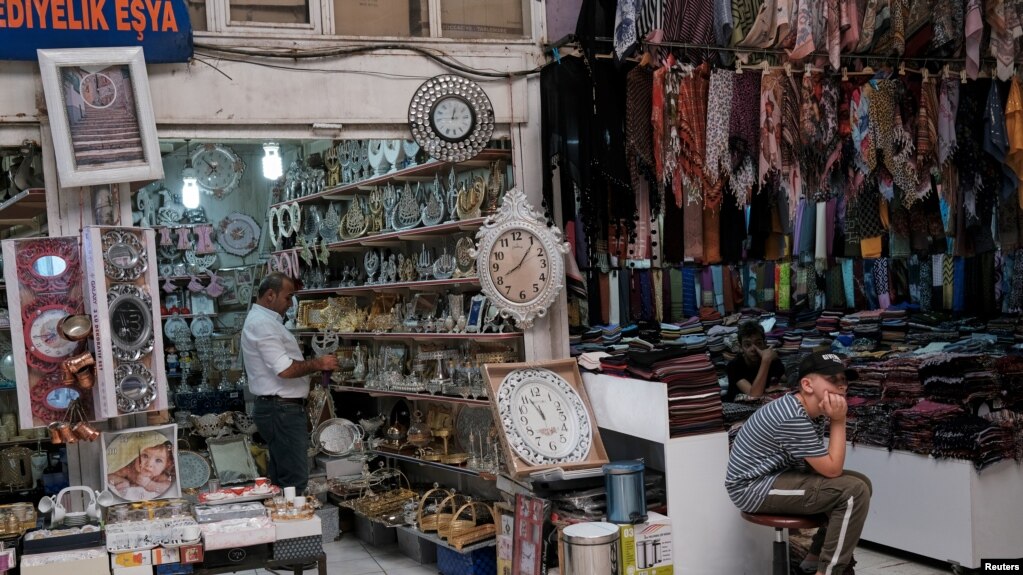 یک بازار سنتی در شهر وان ترکیه