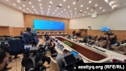 Центральная комиссия референдума Казахстана оглашает предварительные результаты референдума, 6 июня 2022 года