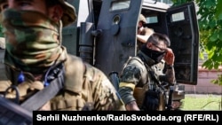 Бійці «Іноземного легіону оборони України» у Сєвєродонецьку, 2 червня 2022 року