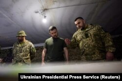 Ukrain prezidenti Wolodymyr Zelenski Zaporožýe sebitinde. 5-nji iýun, 2022 ý.