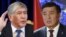 Former Kyrgyz President Almazbek Atambaev (left) and his successor, Sooronbai Jeenbekov (combo photo) 
