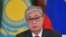 Касим-Жомарт Токаєв на прес-конференції у Москві, 3 квітня 2019 року