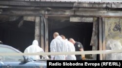 Еден ден после пожарот во модуларната ковид болница во Тетово каде загинаа 14 лица. 