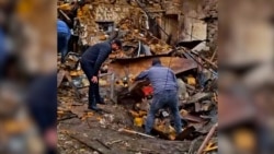 Ukrainian Neighborhood Wakes Up To Deadly Russian Barrage