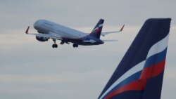 Самолет "Аэрофлота" взлетает из аэропорта Шереметьево, июнь 2018 года