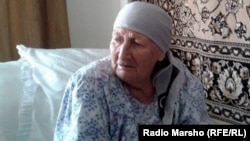 Chechnya --Grandmama Aminat-Adelje, Chechen-German woman, 80 old year